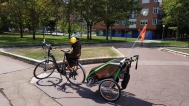 transportar menores en bici